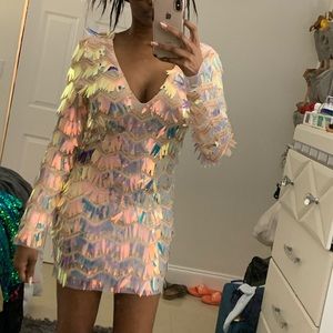 Iridescent dress